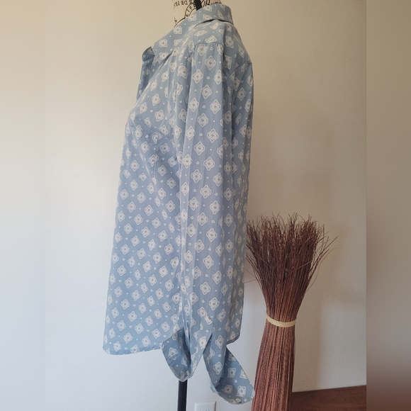 Velvet by Graham & Spencer down Shirt. Size M - Picture 3 of 11